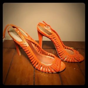 NWOT Orange Heels